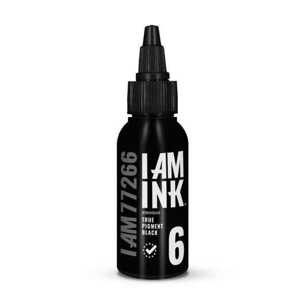 FARBA NA TETOVANIE I AM INK - TRUE PIGMENT BLACK #6